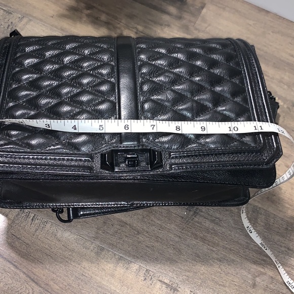 NWT REBECCA MINKOFF LOVE JUMBO QUILTED CROSSBODY - Picture 9 of 14